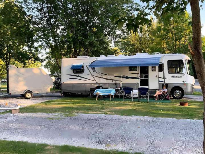Site de camping tranquille à Venise-en-Québec